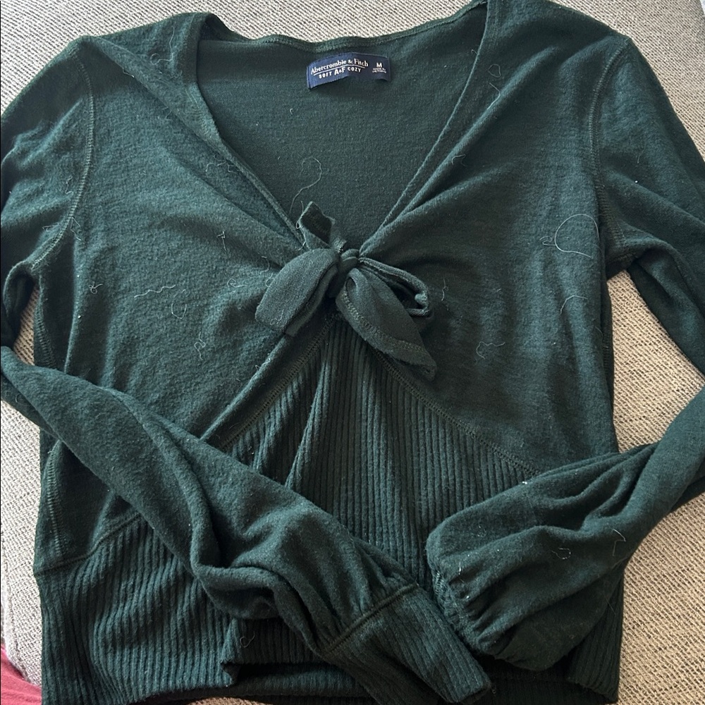 Abercrombie & Fitch Dark Green Sweater